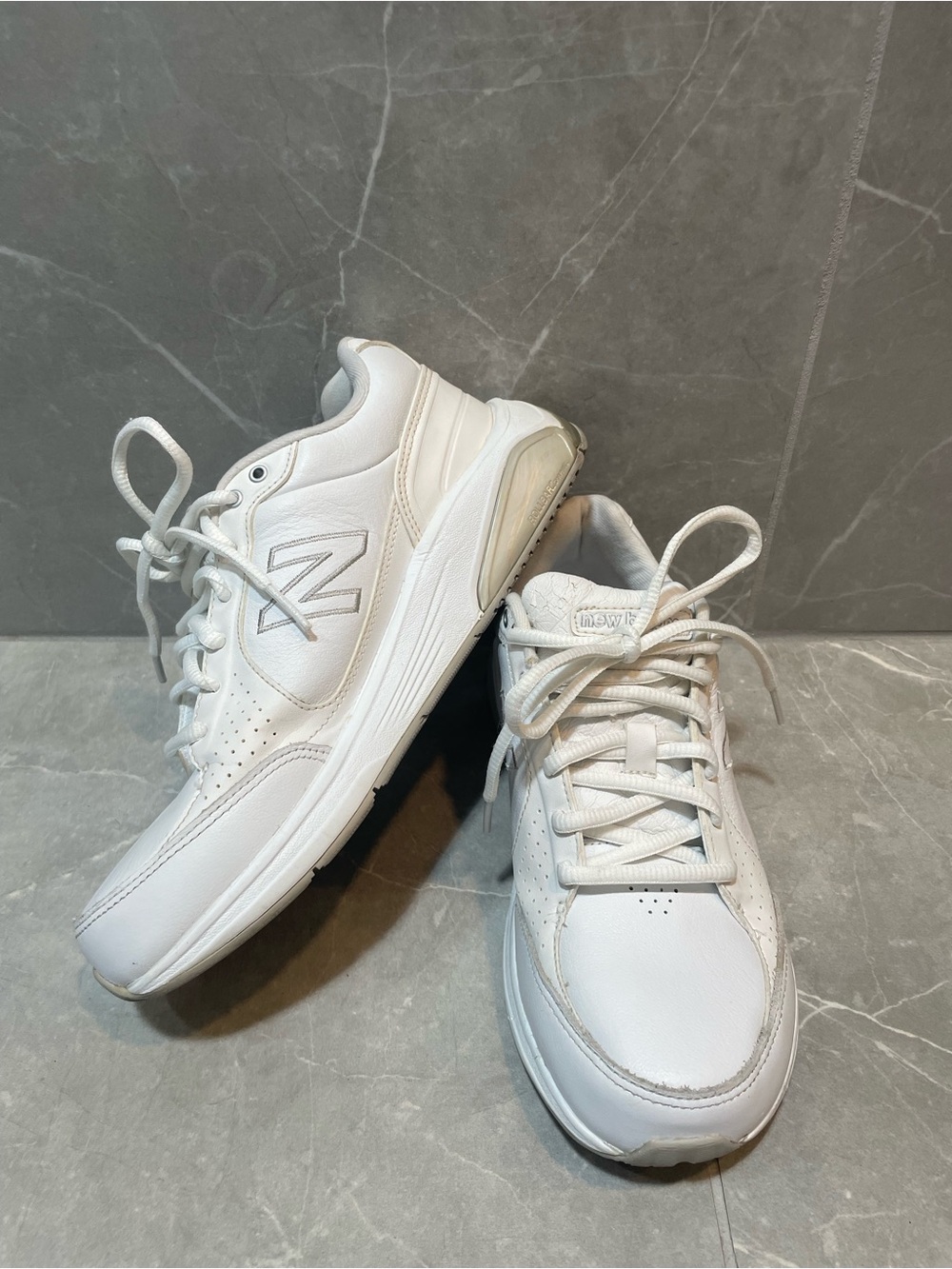 New Balance 928 Women's White Sneakers - Picture 3 of 10